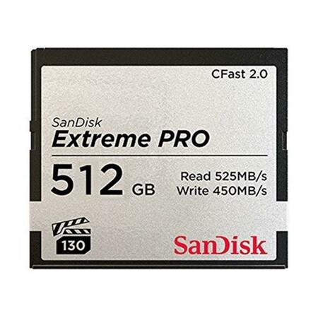 SANDISK 512GB Extreme Pro Memory Card SDCFSP-512G-A46D